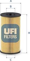 UFI 25.267.00 — Filtr oleju