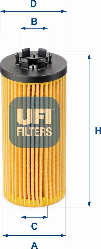 UFI 25.211.00 — Filtr oleju