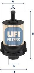UFI 25.285.00 — Filtr oleju