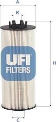UFI 25.282.00 — Filtr oleju