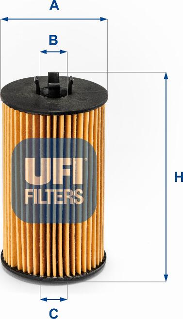 UFI 25.225.00 — Filtr oleju