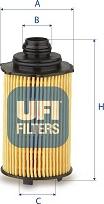 UFI 25.276.00 — Filtr oleju