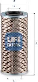 UFI 25.712.00 — Filtr hydrauliczny, automatyczna skrzynia biegów