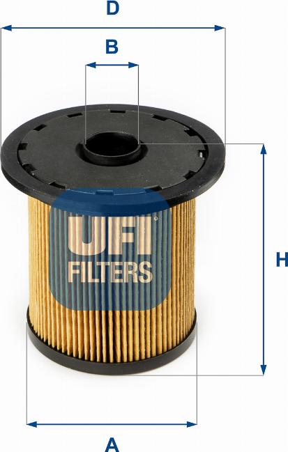 UFI 26.690.00 — Filtr paliwa