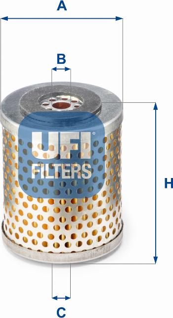 UFI 26.663.00 — Filtr paliwa