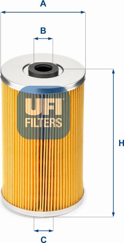 UFI 26.609.00 — Filtr paliwa