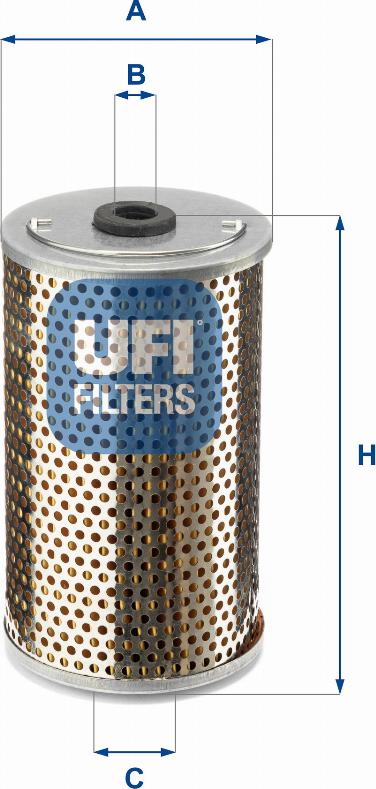 UFI 26.604.00 — Filtr paliwa