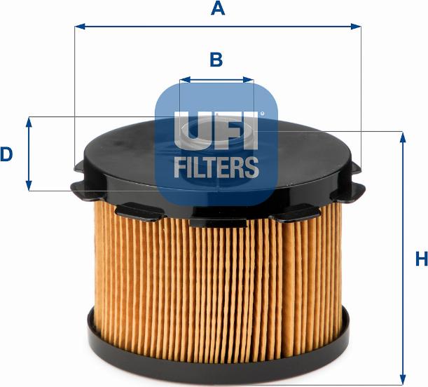 UFI 26.688.00 — Filtr paliwa