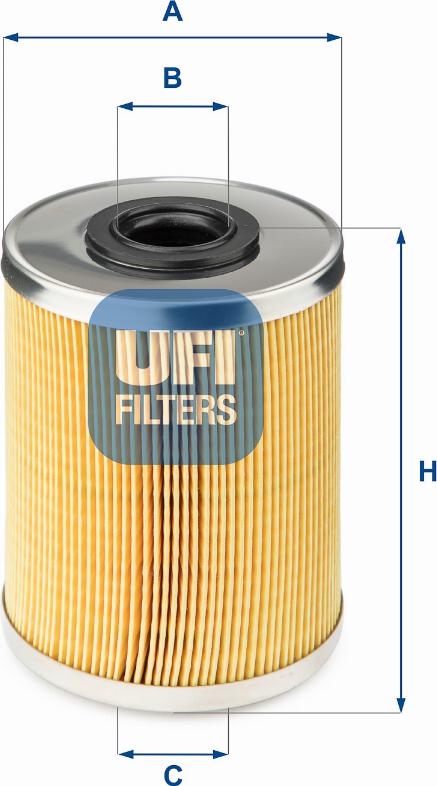 UFI 26.687.00 — Filtr paliwa