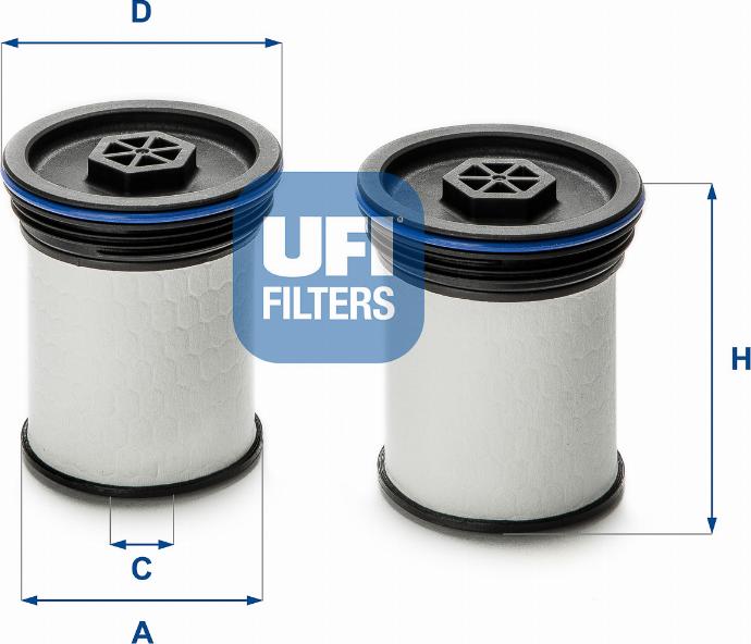 UFI 26.047.00 — Filtr paliwa
