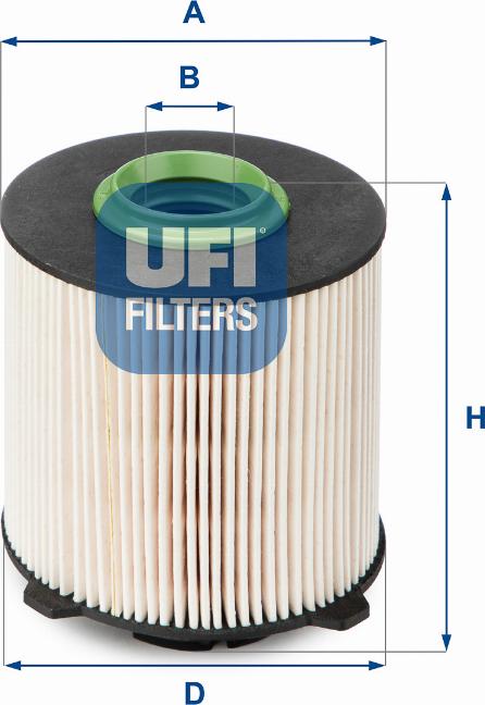 UFI 26.058.00 — Filtr paliwa