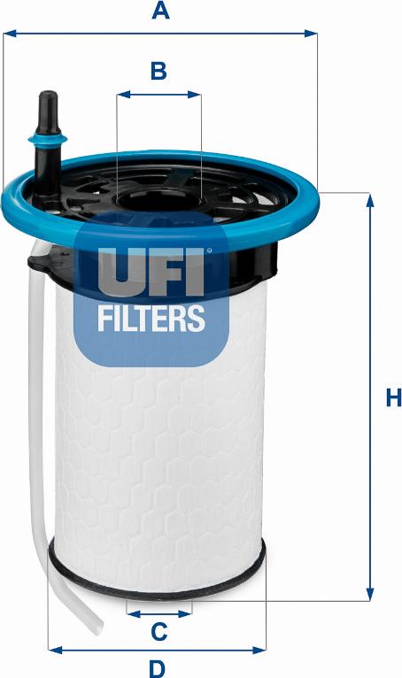 UFI 26.052.00 — Filtr paliwa