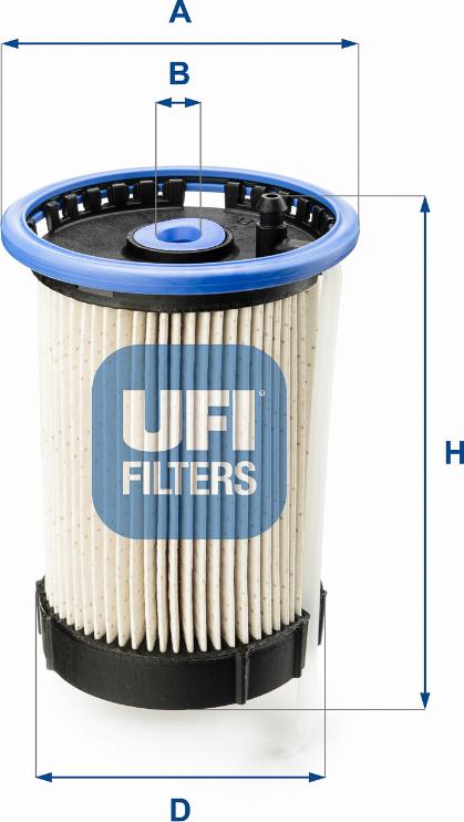 UFI 26.065.00 — Filtr paliwa
