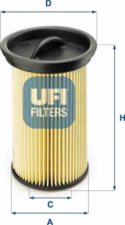 UFI 26.005.00 — Filtr paliwa