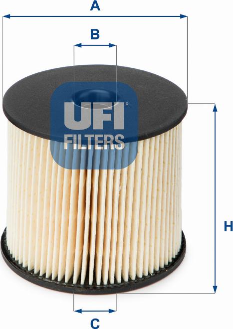 UFI 26.003.00 — Filtr paliwa