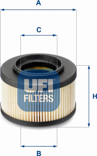 UFI 26.013.00 — Filtr paliwa