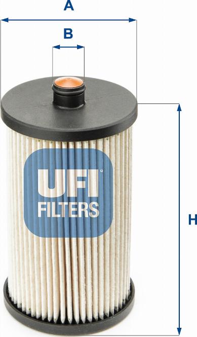 UFI 26.012.00 — Filtr paliwa