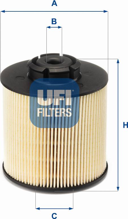 UFI 26.017.00 — Filtr paliwa