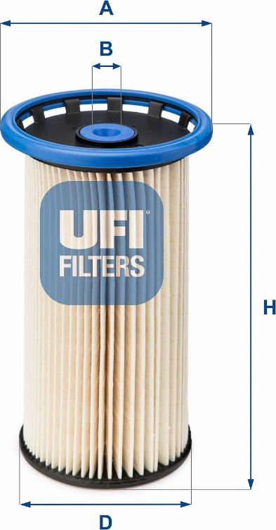 UFI 26.038.00 — Filtr paliwa