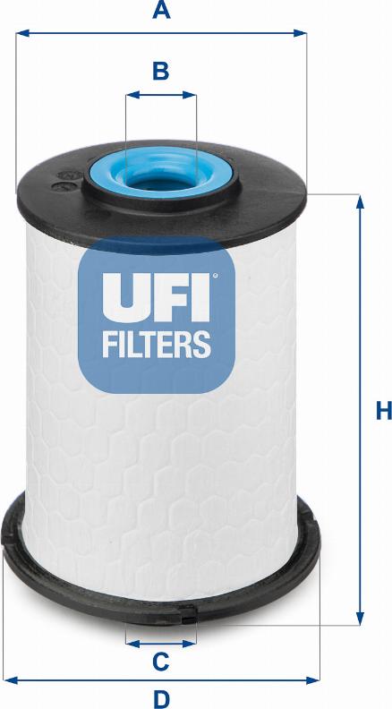 UFI 26.033.00 — Filtr paliwa