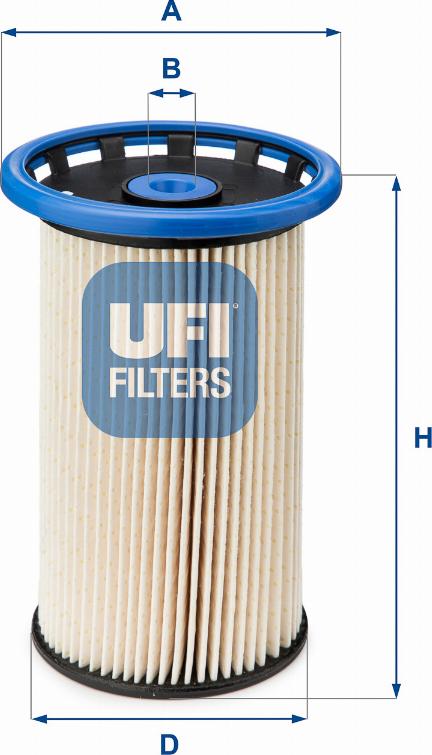 UFI 26.026.00 — Filtr paliwa