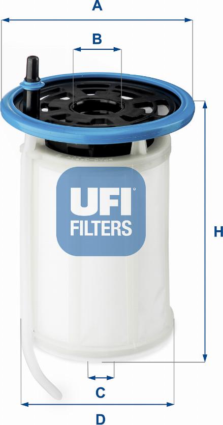 UFI 26.079.00 — Filtr paliwa