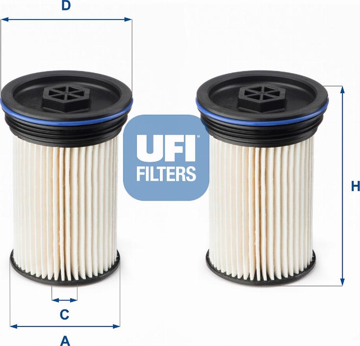 UFI 26.071.00 — Filtr paliwa