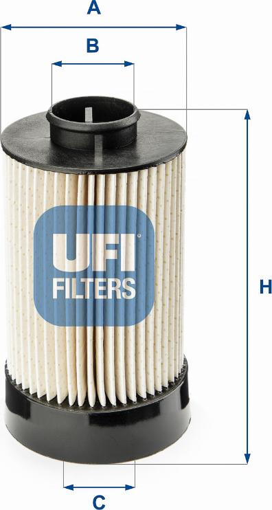 UFI 26.072.00 — Filtr paliwa