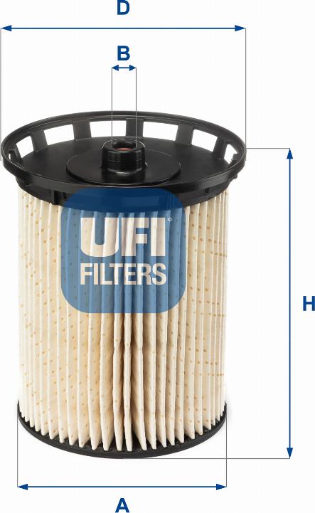 UFI 26.129.00 — Filtr paliwa