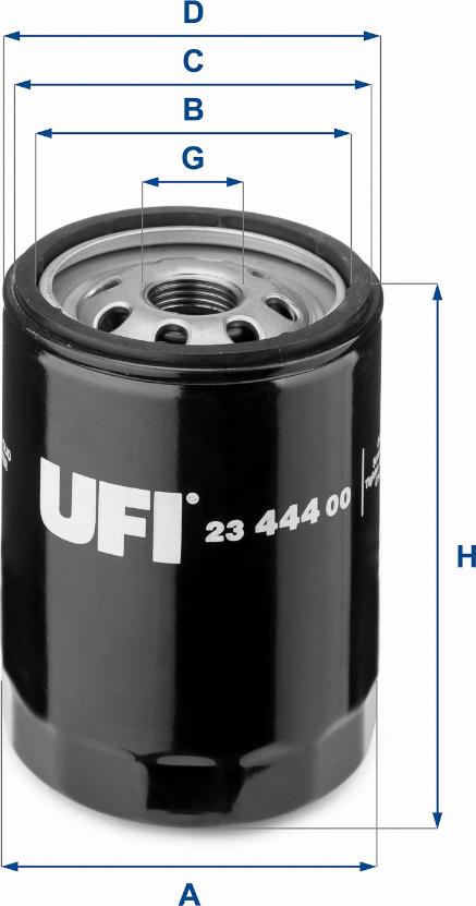 UFI 23.444.00 - FILTR OLEJU