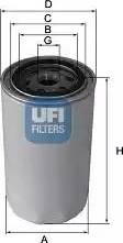 UFI 23.593.00 — Filtr oleju