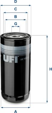 UFI 23.106.01 — Filtr oleju