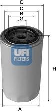 UFI 24.337.00 - Filtr paliwa