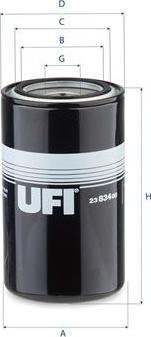 UFI 23.834.00 — Filtr oleju
