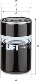 UFI 23.828.00 — Filtr oleju