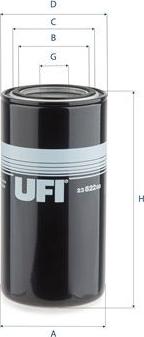 UFI 23.822.00 — Filtr oleju