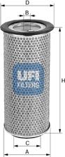 UFI 27.971.00 — Filtr powietrza