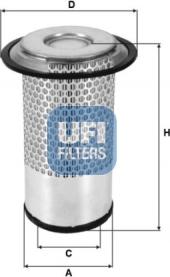 UFI 27.555.00 — Filtr powietrza