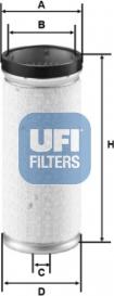 UFI 27.561.00 — Filtr powietrza wtórnego