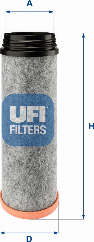 UFI 27.616.00 — Filtr powietrza wtórnego