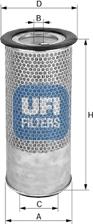 UFI 27.618.00 — Filtr powietrza