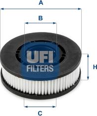 UFI 27.689.00 — Filtr, odpowietrzenie komory korbowej