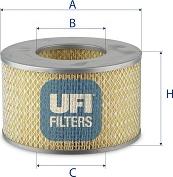 UFI 27.097.00 — Filtr powietrza