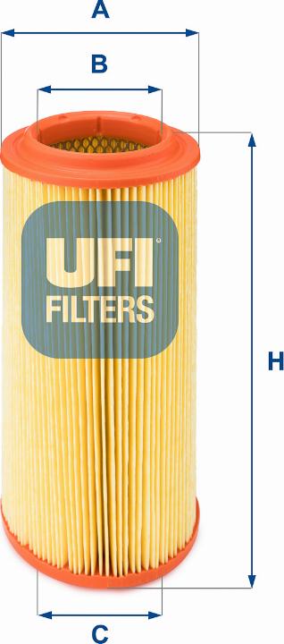 UFI 27.257.00 — Filtr powietrza