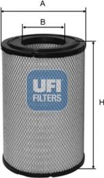 UFI 27.B29.00 — Filtr powietrza