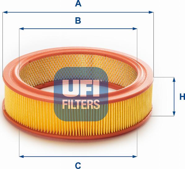 UFI 27.B50.00 — Filtr powietrza