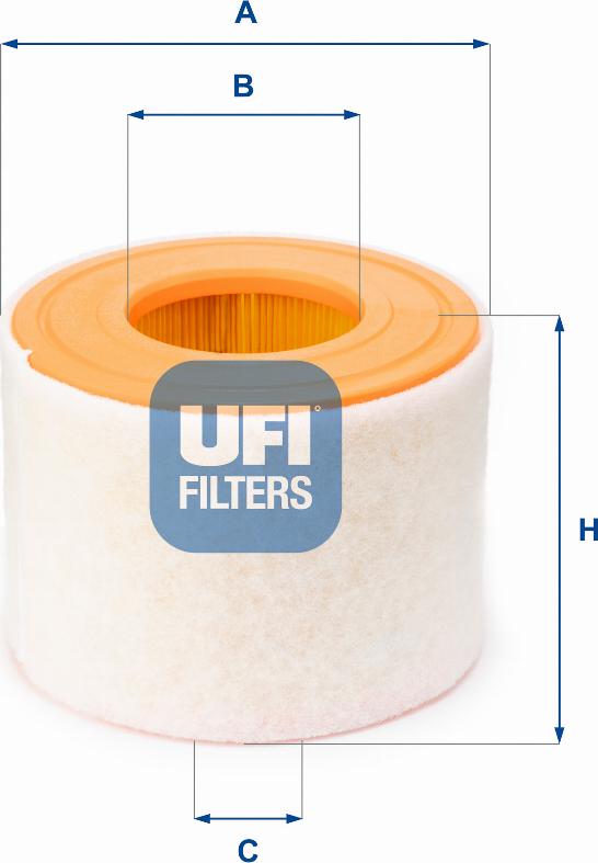 UFI 27.A54.00 — Filtr powietrza