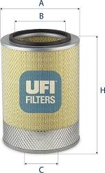 UFI 27.B82.00 — Filtr powietrza