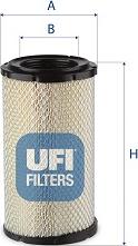 UFI 27.H95.00 — Filtr powietrza
