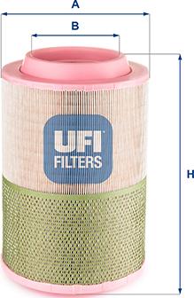 UFI 27.C92.00 — Filtr powietrza